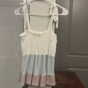 Peplum tanktop